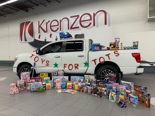 Toys for Tots at Krenzen Auto